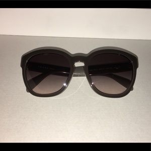 PRADA Gray Acetate Sunglasses SPR 17R-F